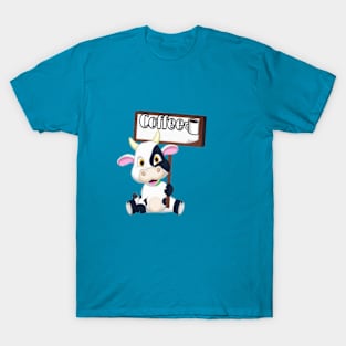 Coffee Then cows T-Shirt